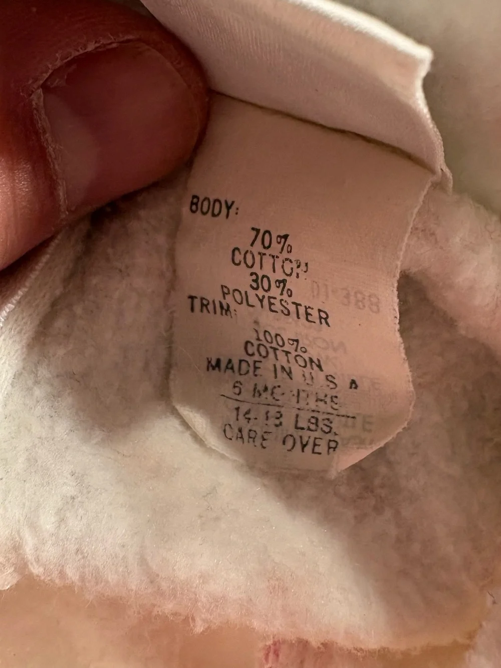 Lot of 19 Vintage 80/90s Baby Clothes 3-6M To 24M Made In USA (READ)